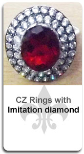 Imitation Jewelry - CZ Rings